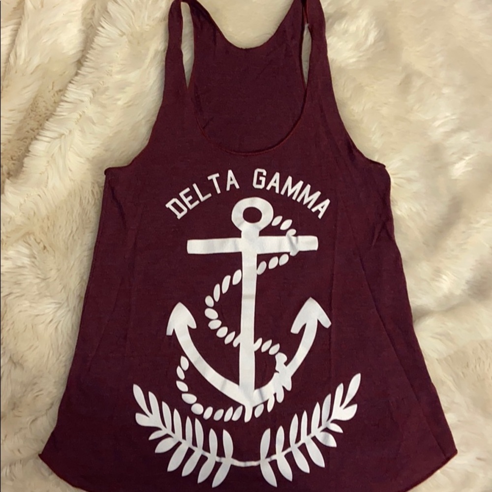 Delta Gamma❤️Maroon Bid Day Tank